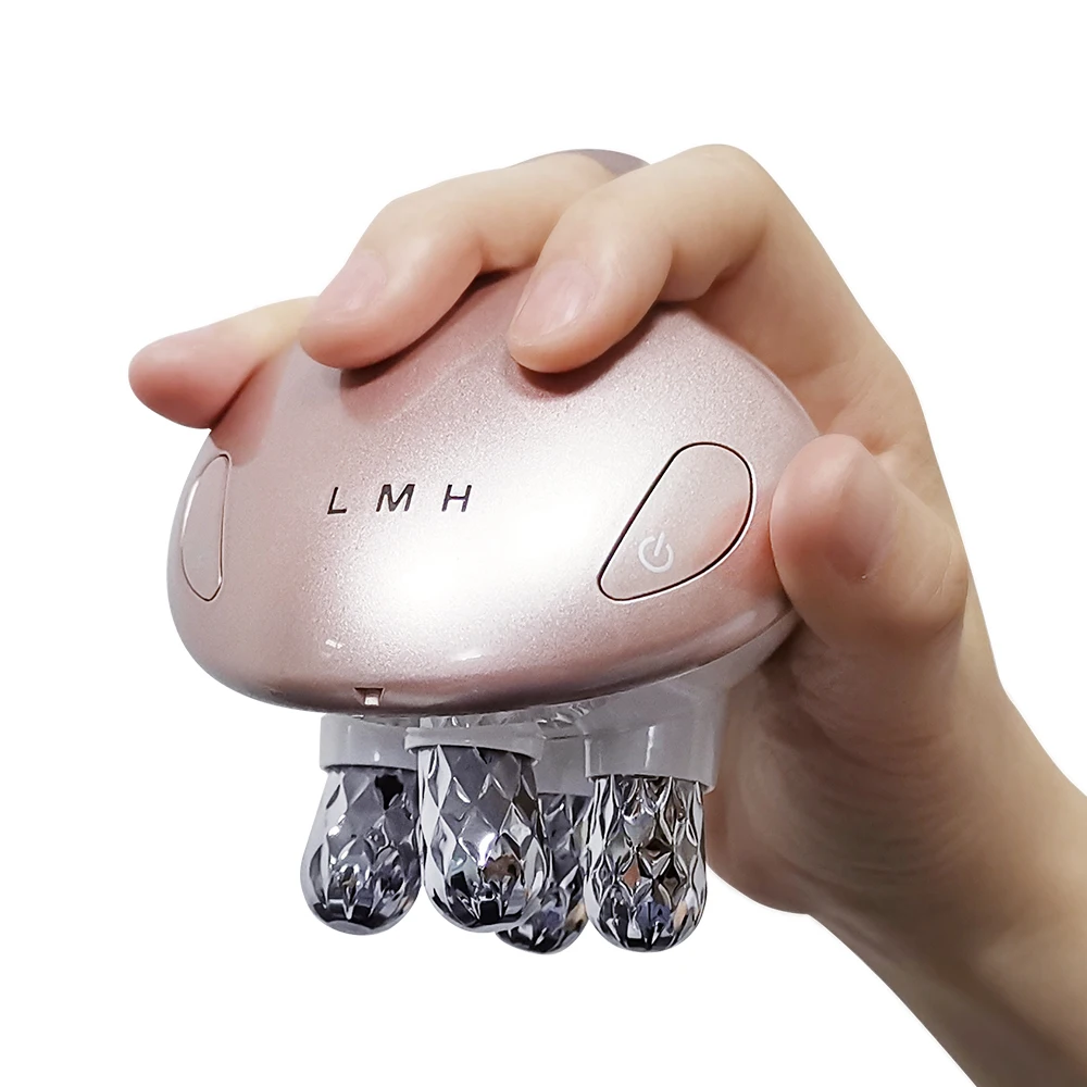 Массажер для лица 3D EMS RF LED, электрический прибор для массажа лица, портативный микротоковый массажер для лица