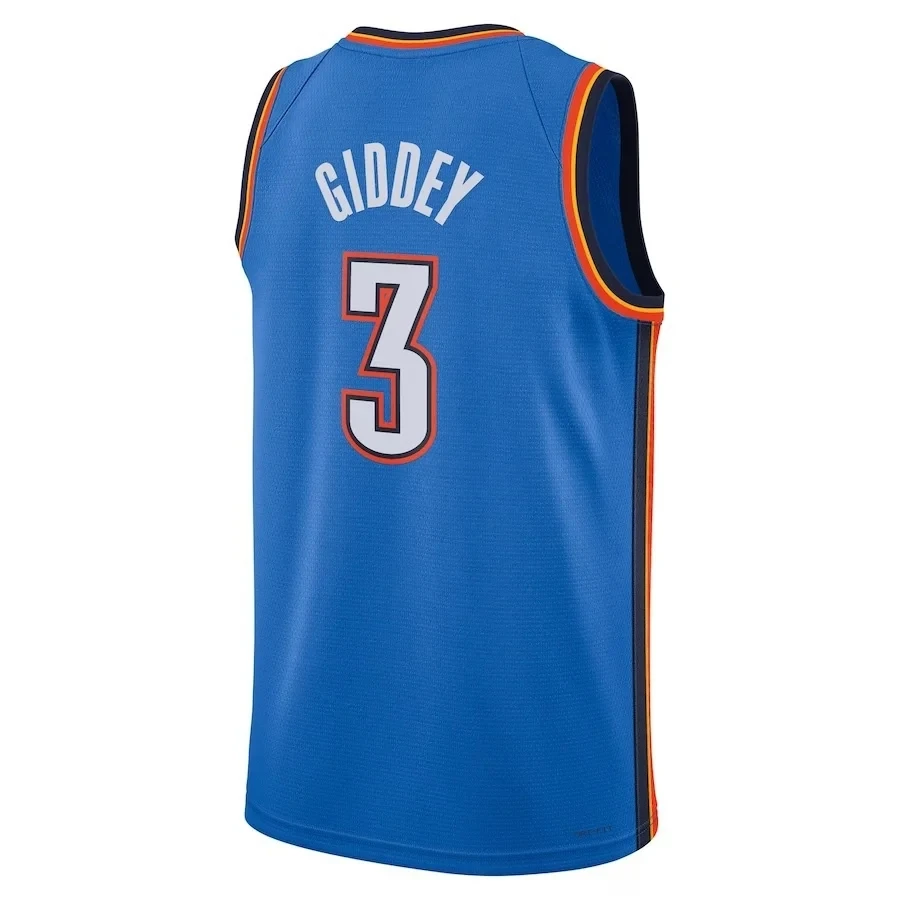 2024 новый сезон Мужская спортивная баскетбольная майка 2 Shai Gilgeous-Alexander 7 Holmgren 3 Josh Giddey America