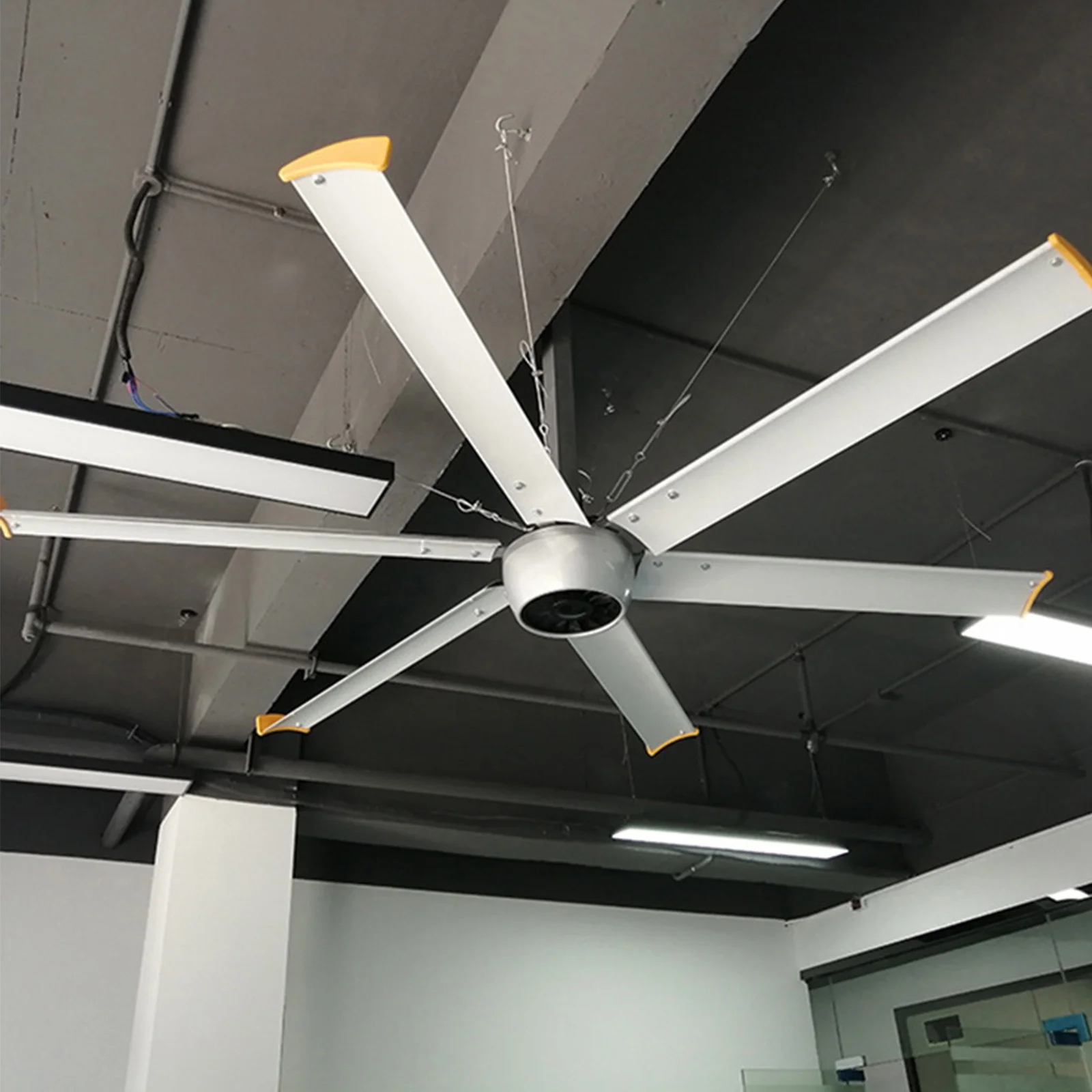 Factory High Efficiency 5 blades Large Industrial Ceiling Fans With Low Power Consumption
