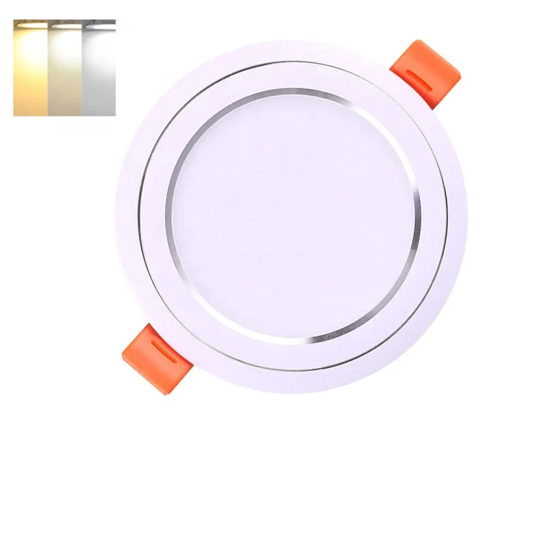 Indoor Ip20 Modern Ceiling Recessed GU10 Trimless Square Round Plaster Gypsum Downlight LED Spot Down Light Price For Home