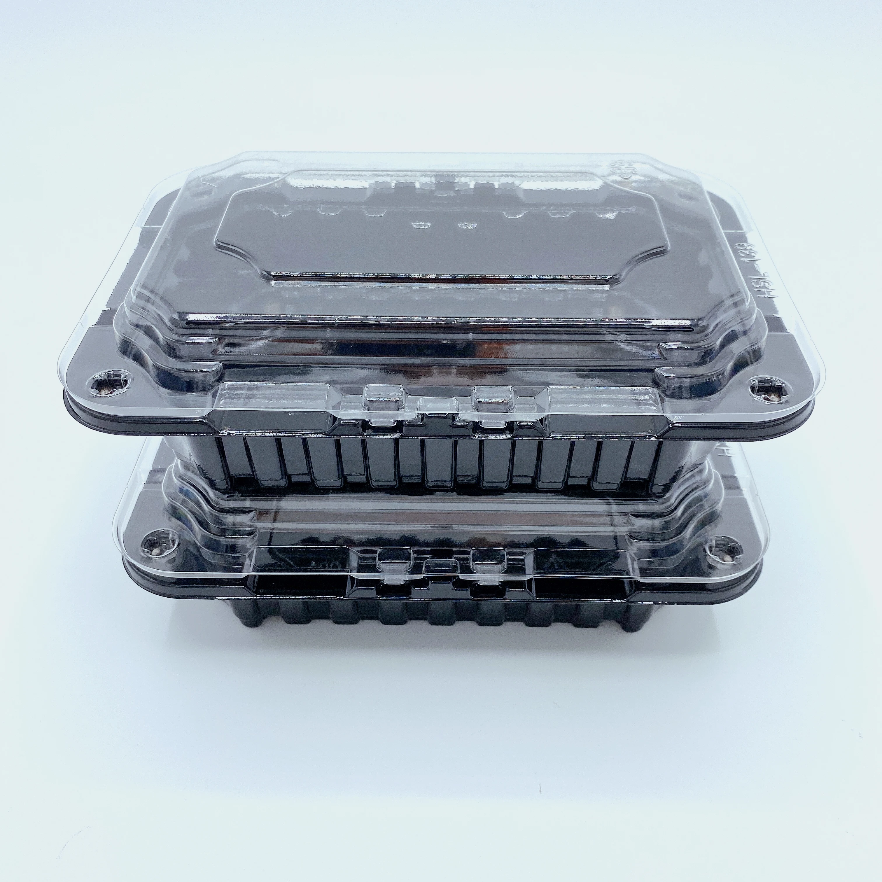 Manufacture security plastic meat trays plastic serving tray with cover food grade plastic pallet food container