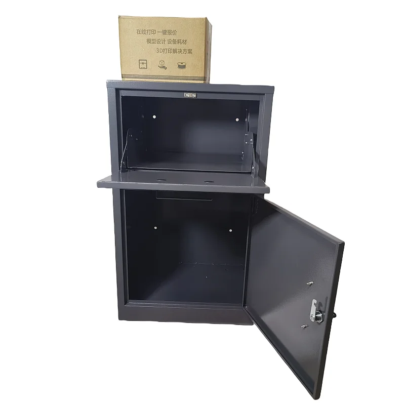 Outdoor Galvanized Steel Wall Mounted Drop Box Parcel Delivery Box Drop Box For Package