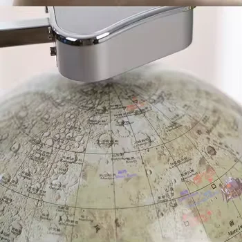 Factory 4 Inch plastic World Globe magnetic levitating globe with led light For Gift