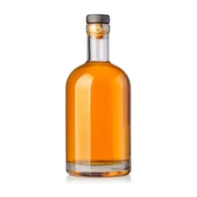custom shape 375ml 500ml 700ml 750ml super flint glass liquor bottle whisky and vodka spirit gin Tequila glass bottles