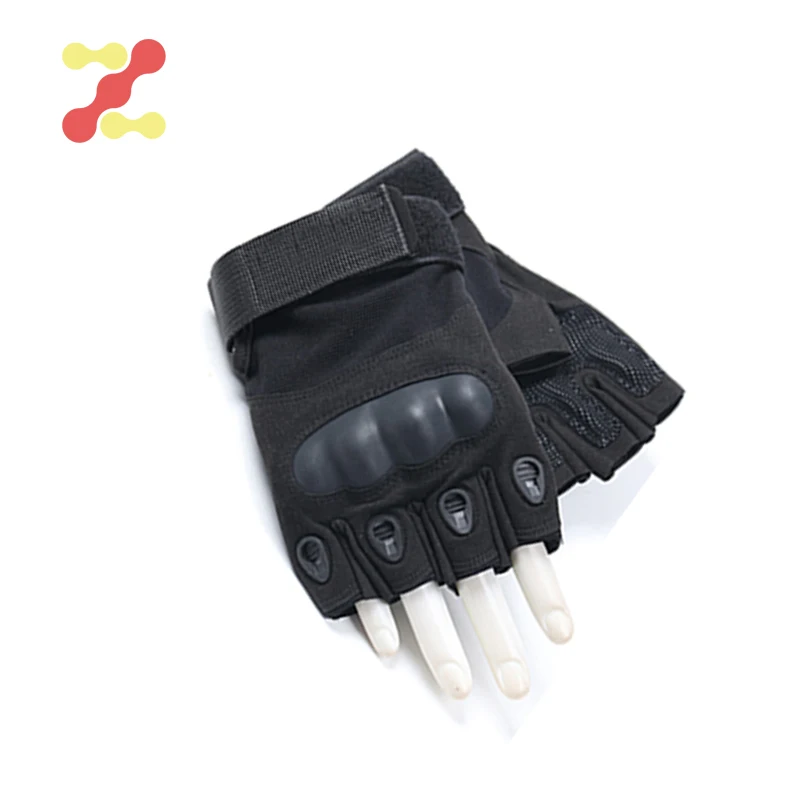 Мужские тактические армейские перчатки с открытыми пальцами, тактические перчатки