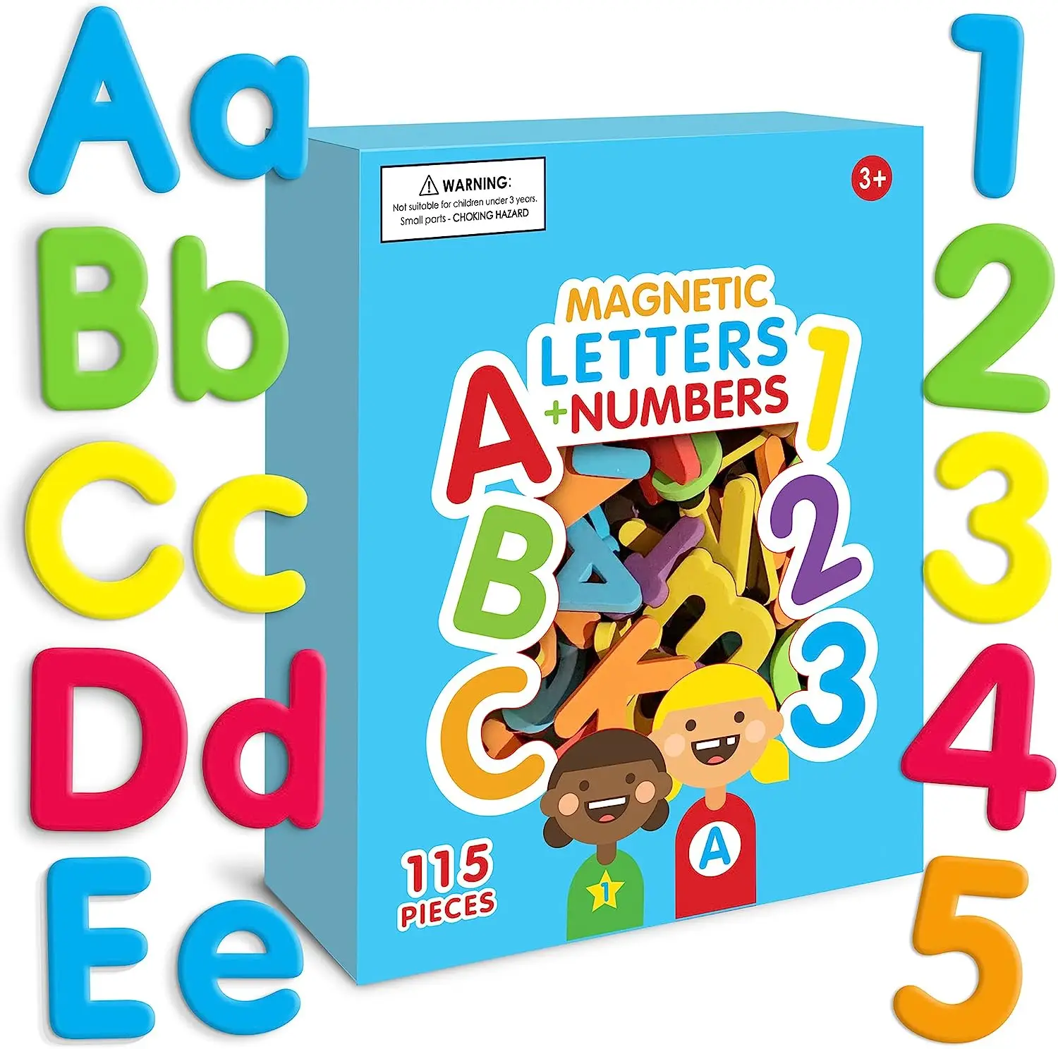 115 Magnetic Letters Numbers Alphabet Learning Magnets Number Magnet For Fridge Foam Letter Magnets ABC toy for Kids