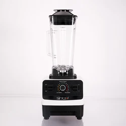 Heavy Duty Fruit Smoothie Maker 2.5L Double Cups Commercial Blender Food Mixer Juicer Ice Blender With 6 Blades