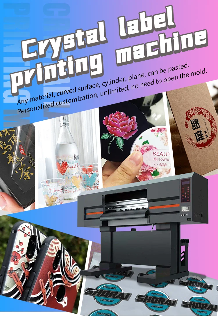 Tao Tech 60cm UV DTF sticker printer print labels, stickers, logos, suitable for any hard object surface