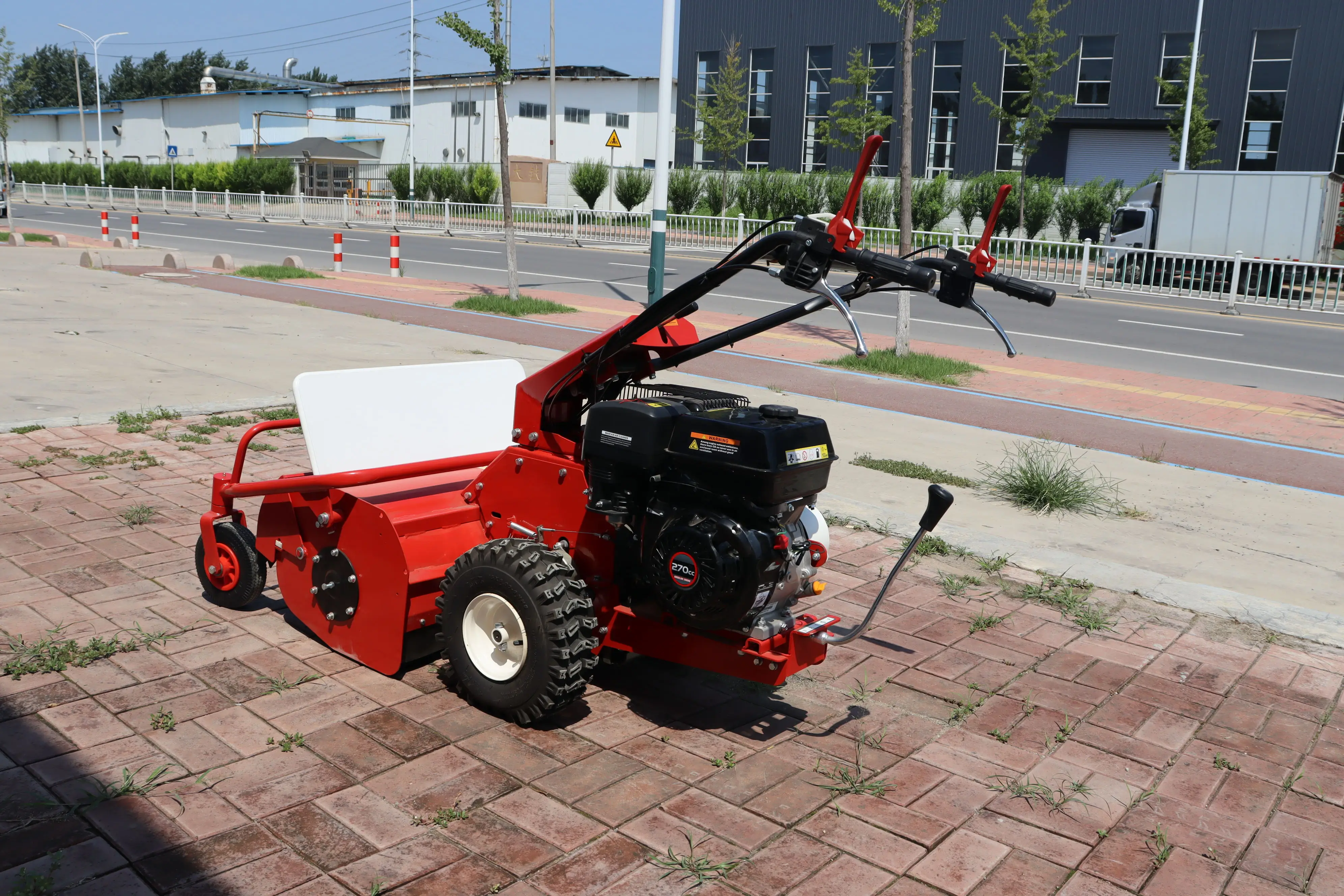 Lk0680L Wheeled Lawn Mower 9 Horsepower Longxin Gasoline Engine