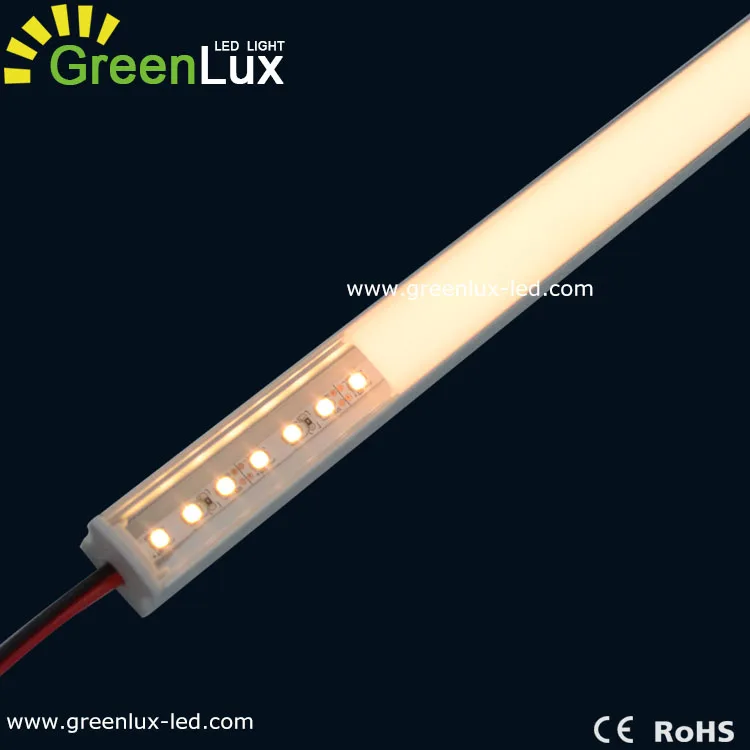 U Shape aluminum led profile with warm white 3000K strip light led