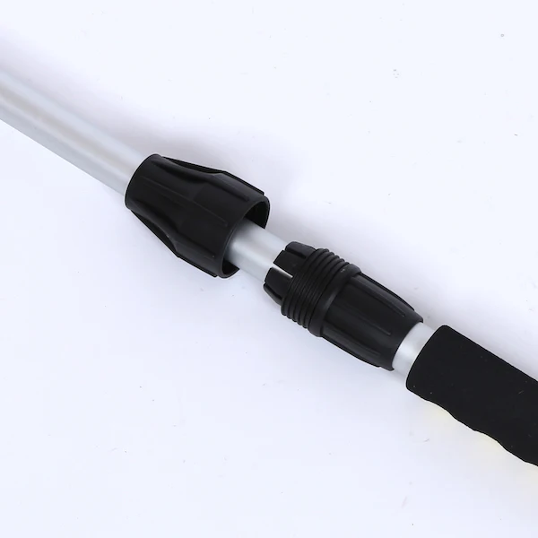 Telescopic long handle 12 inch water flow through fed car truck RV wash cleaning brush