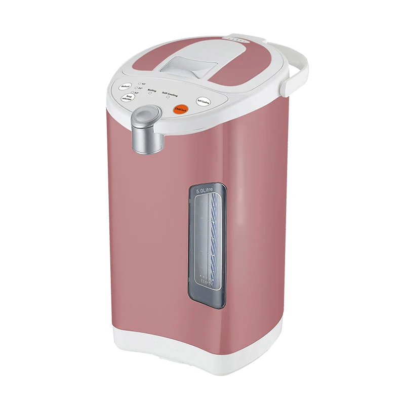 5.0L stainless steel electric thermos hot air pot thermopot water boiling pot with temperature selection