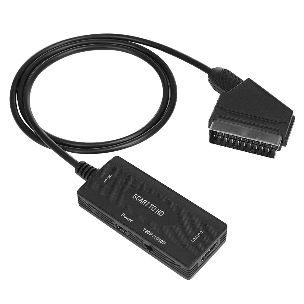 New Arrival SCART to HDTV Converter 1080P HD SCART to HDTV Audio and Video Adapter