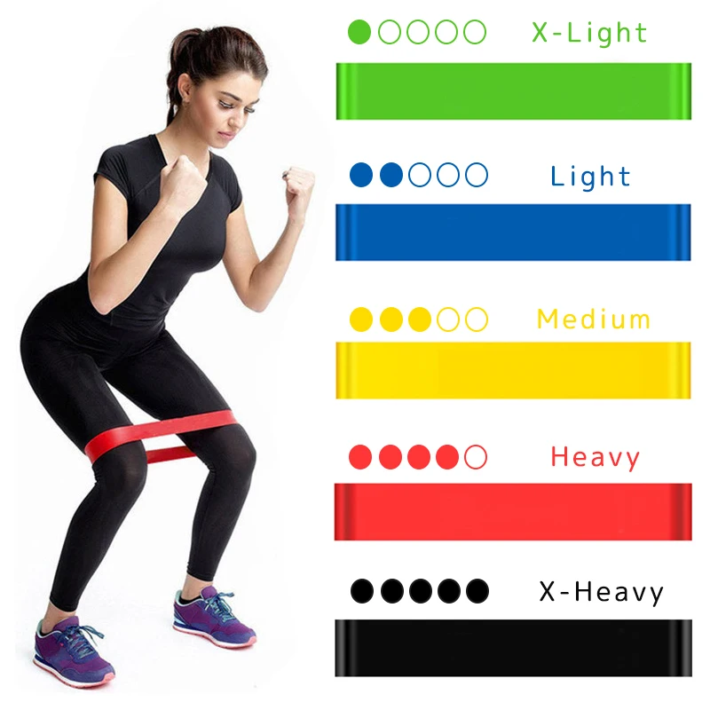 NEW gym equipment Yoga Resistance Rubber Bands Indoor Outdoor Fitness Equipment Pilates Sport Training Workout Elastic Bands
