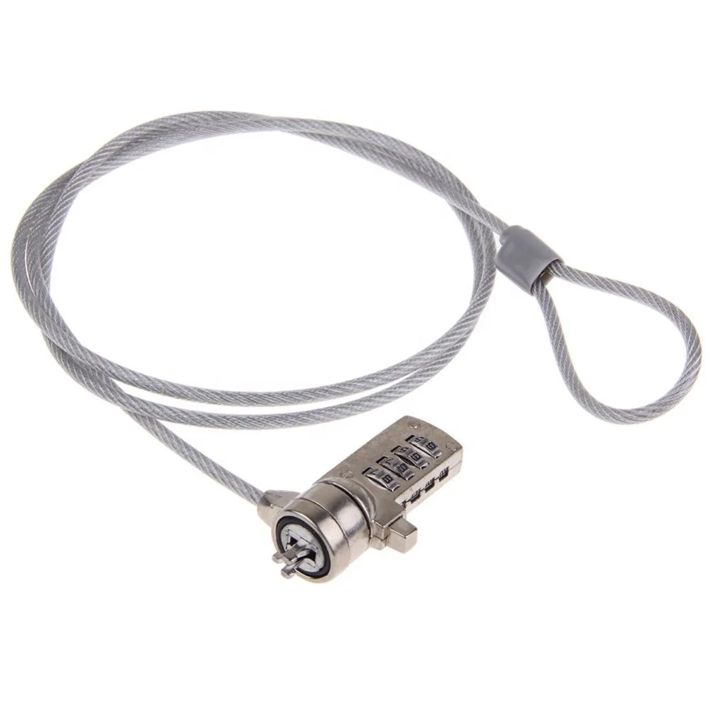 OEM 4 Digit Security Password Computer Lock Anti theft Chain for Laptop Notebook PC