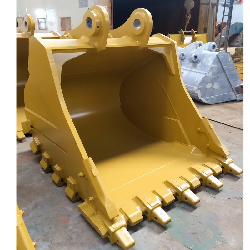 ISO 9001 factory supply Earthmoving machinery parts material Hardox 450/500 Solid structure Excavator Rock Bucket