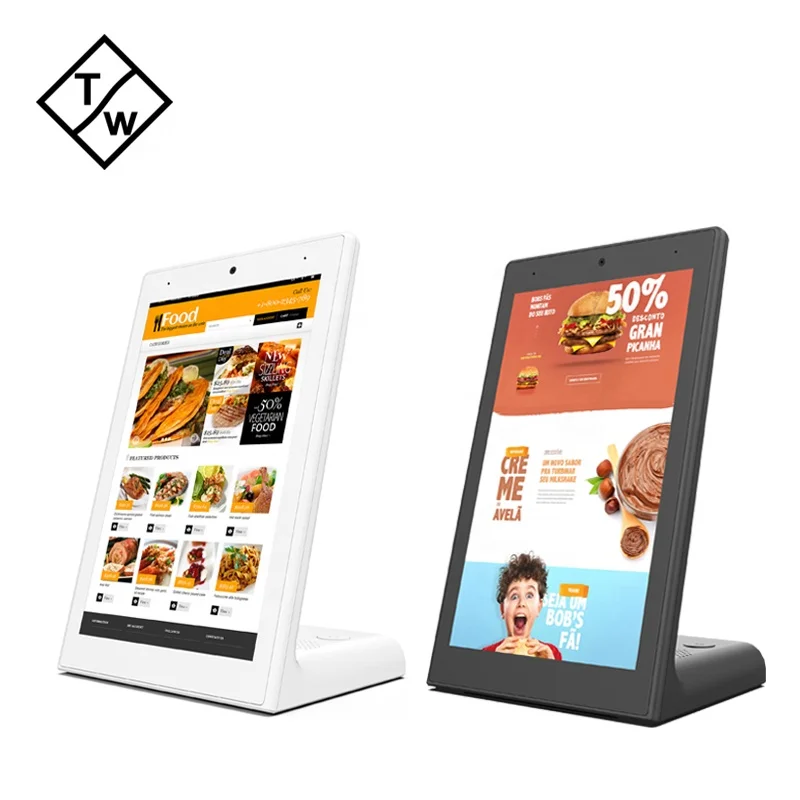 Desktop Android 6.0 Tablet 8 inch LCD Panel AIO for Advertising