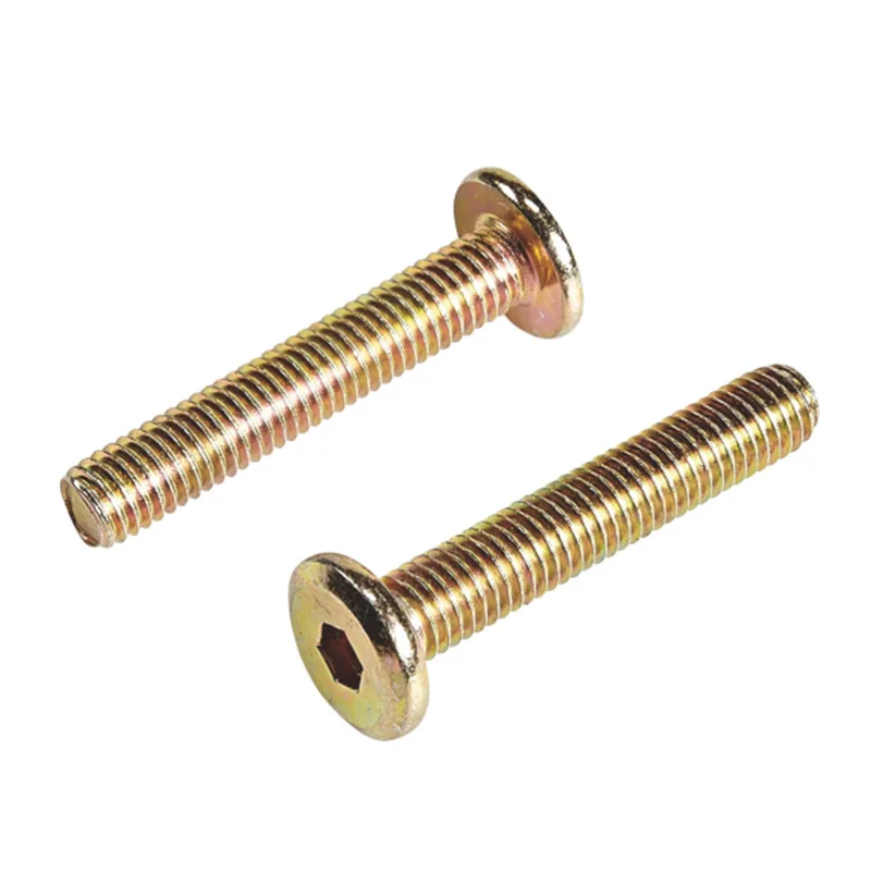 Colored Steel Furniture Tapping Screws External Hexagon Cross with Zinc Finish