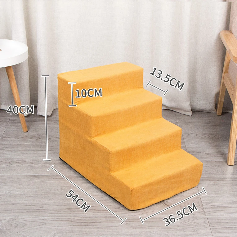 Portable Pet Stairs Steps House Small Anti-slip Pet Stairs Ladder Ramp Amazon Hot Sale Folding Ramp Climb Stairs For Dog Cat