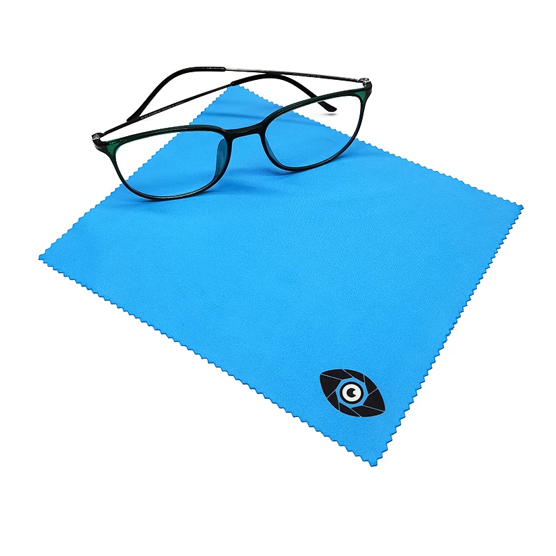 promotional custom microfiber eyewear cleaning cloth with  logo