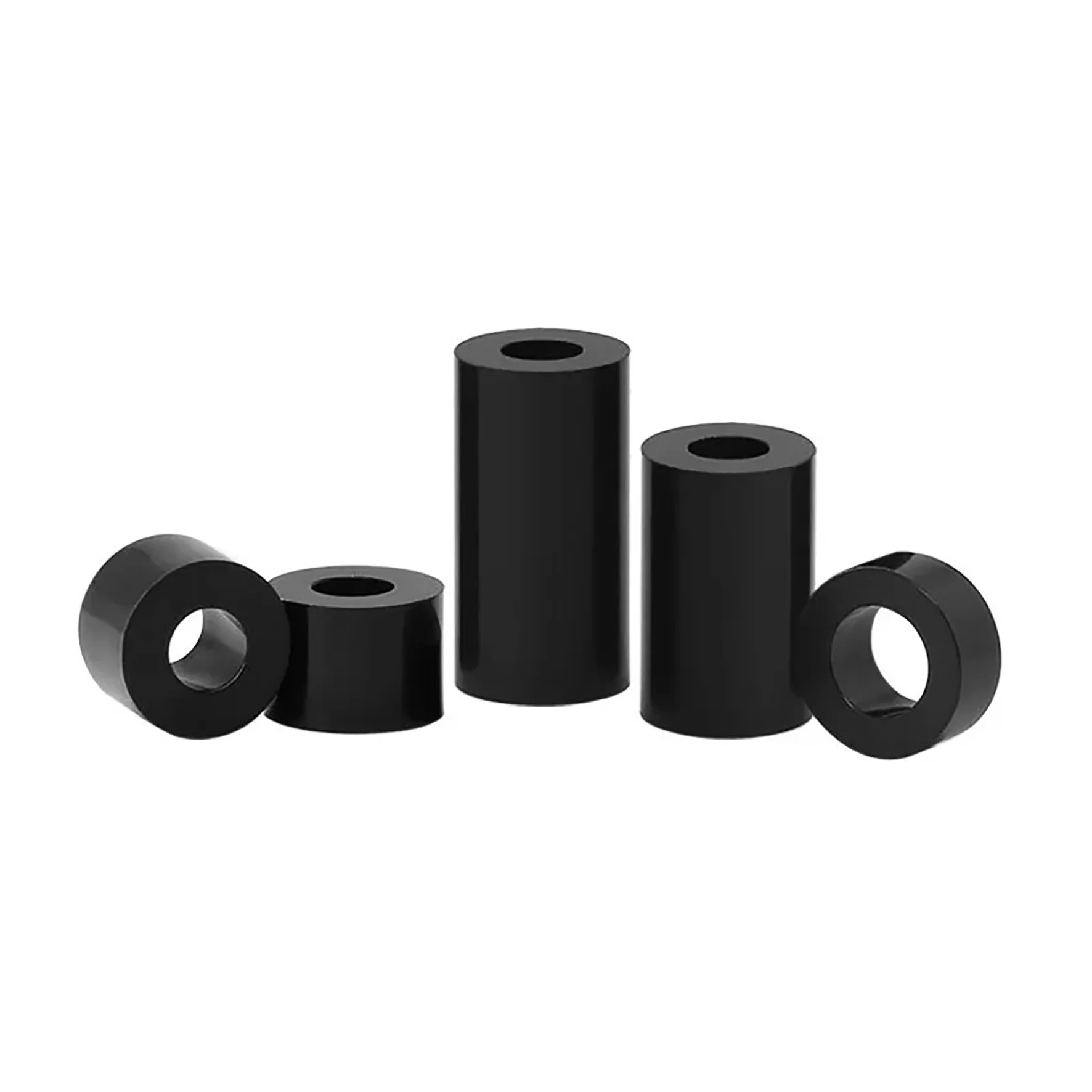 M3M4M5 Insulation isolation column washer M6 straight-through ABS gasket M8 Nylon sleeve round hole support plastic spacer