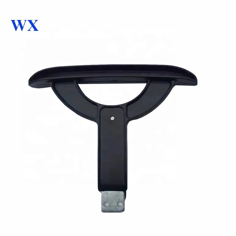 Black Aluminum Alloy Nylon Triangle City Bus Seat Handrail For BYD/Golden Dragon/Yutong
