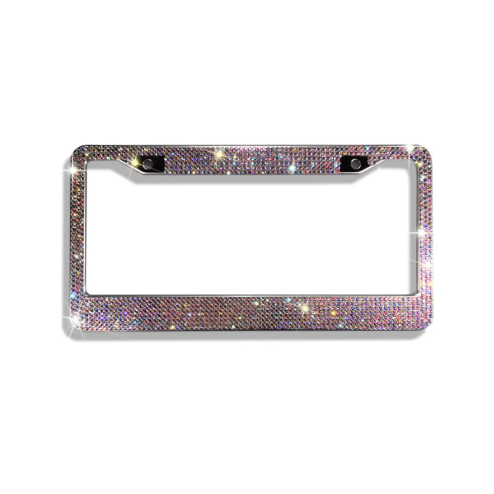 Factory Wholesale Metal Car Number License Plate Frame Invisible Car Number Plates For Auto Decoration