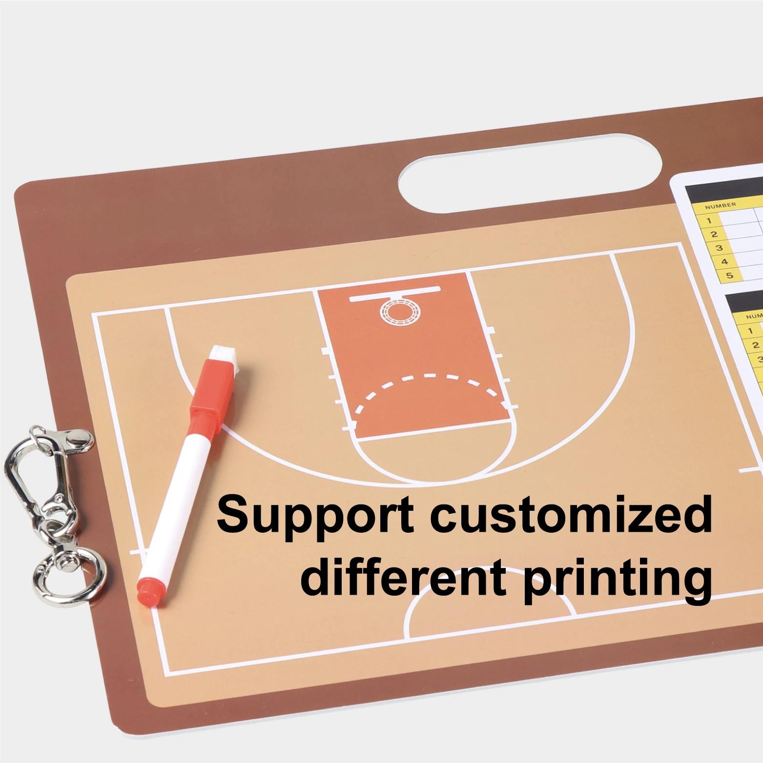 Hot Selling Coaching Board Magnetic Training Tactic Basketball Coaching Board