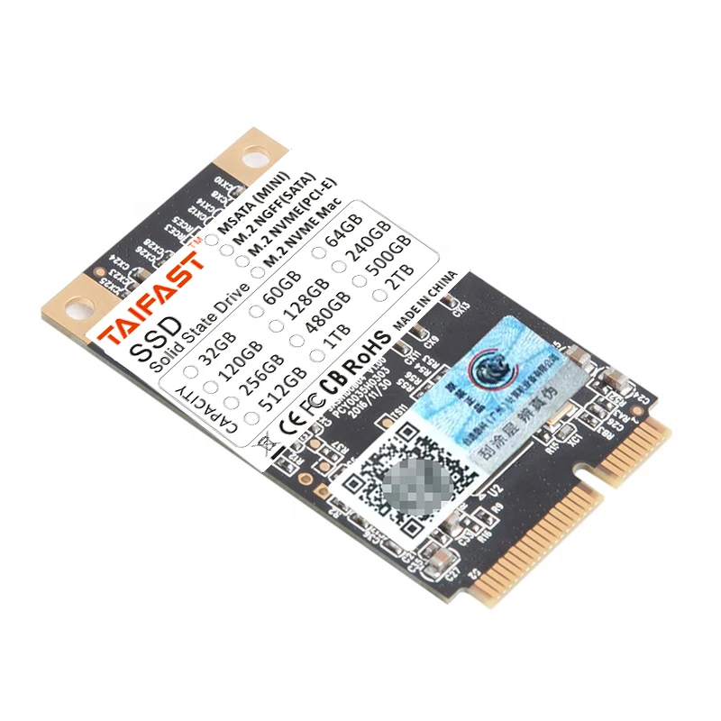 Cheap Price Fartory Taifast SSD 128gb mSATA SATA 256GB 1tb 512GB internal Solid State Drive hard disk for Laptop Desktop PC