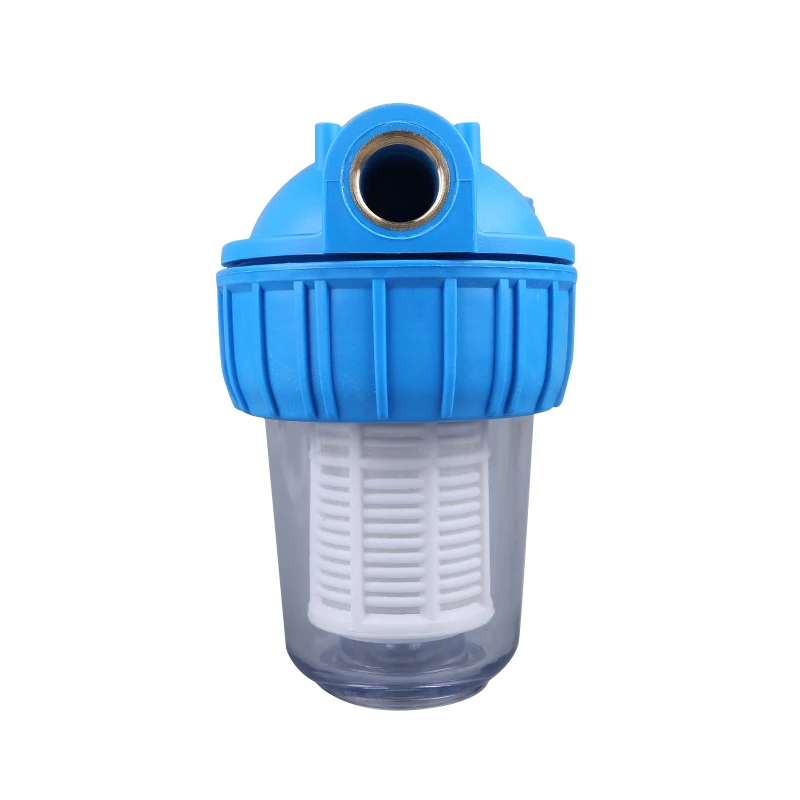 Mini water filter PET/AS household single-stage water filter 5 inch