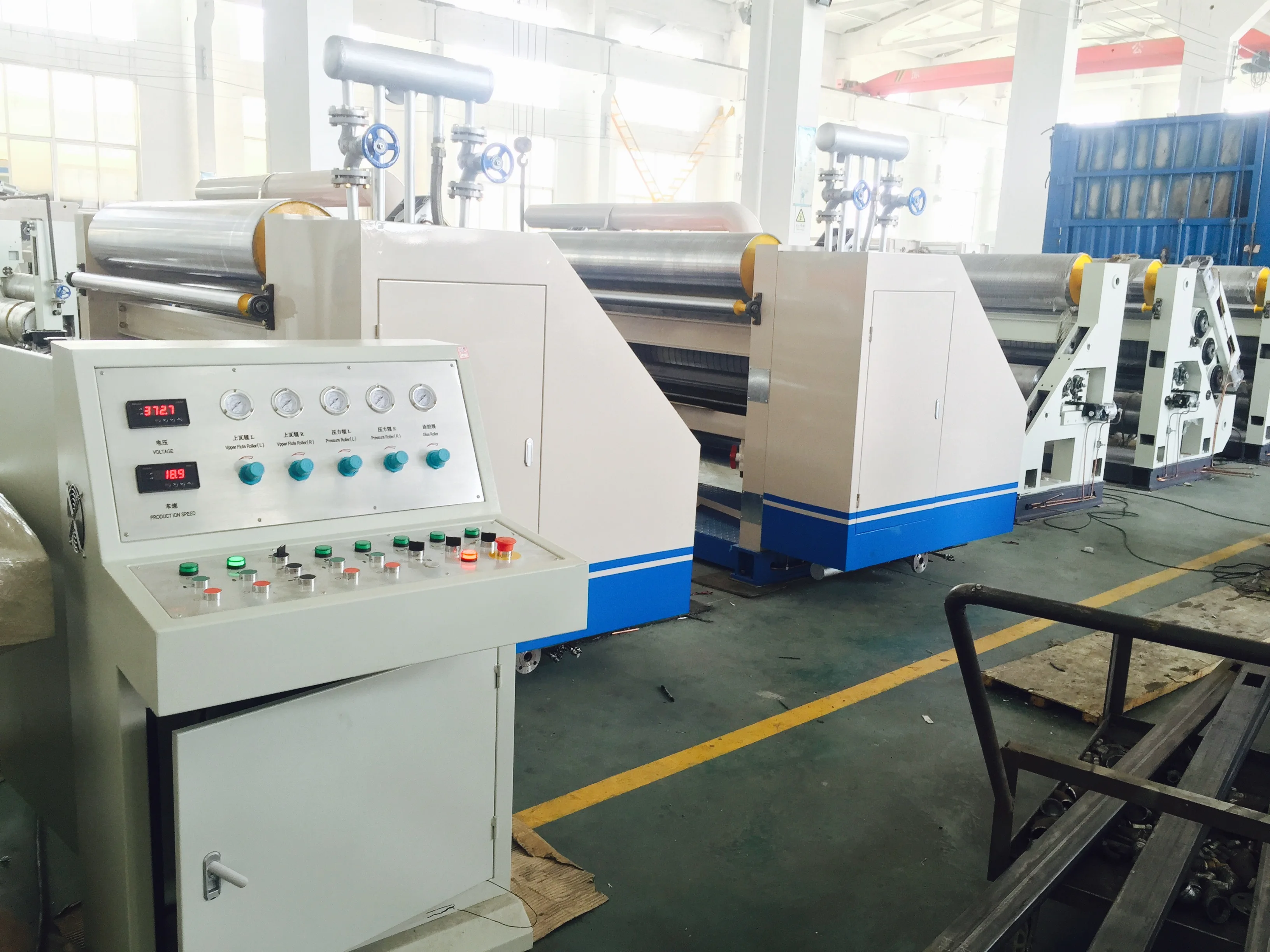 Машина для однофазного производства картона в Китае, лучший производитель, однофазный станок и машина для производства картона