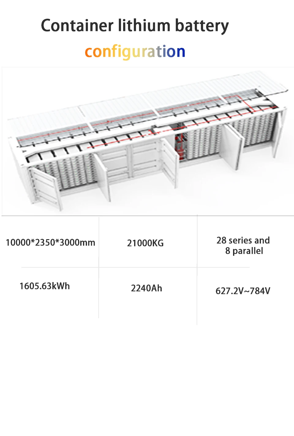 10ft 20ft ESS Container 250KWh 300KWh Energy Storage System Include BMS Control Box