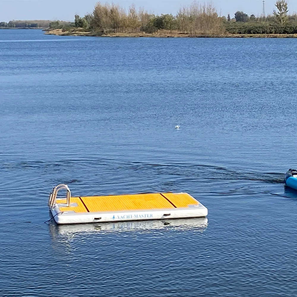 Надувная плавающая док-станция EVA Drop stitch, удобная платформа, оборудование для яхты для спорта на открытом воздухе