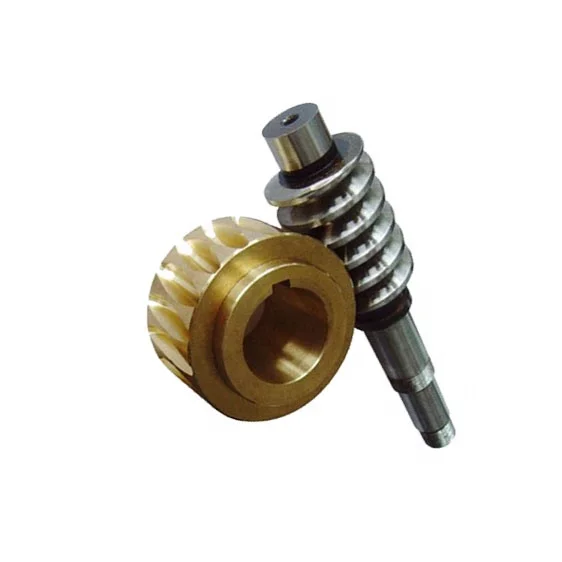 
Custom CNC Metal Gears Small Worm Gear Screw Shaft 