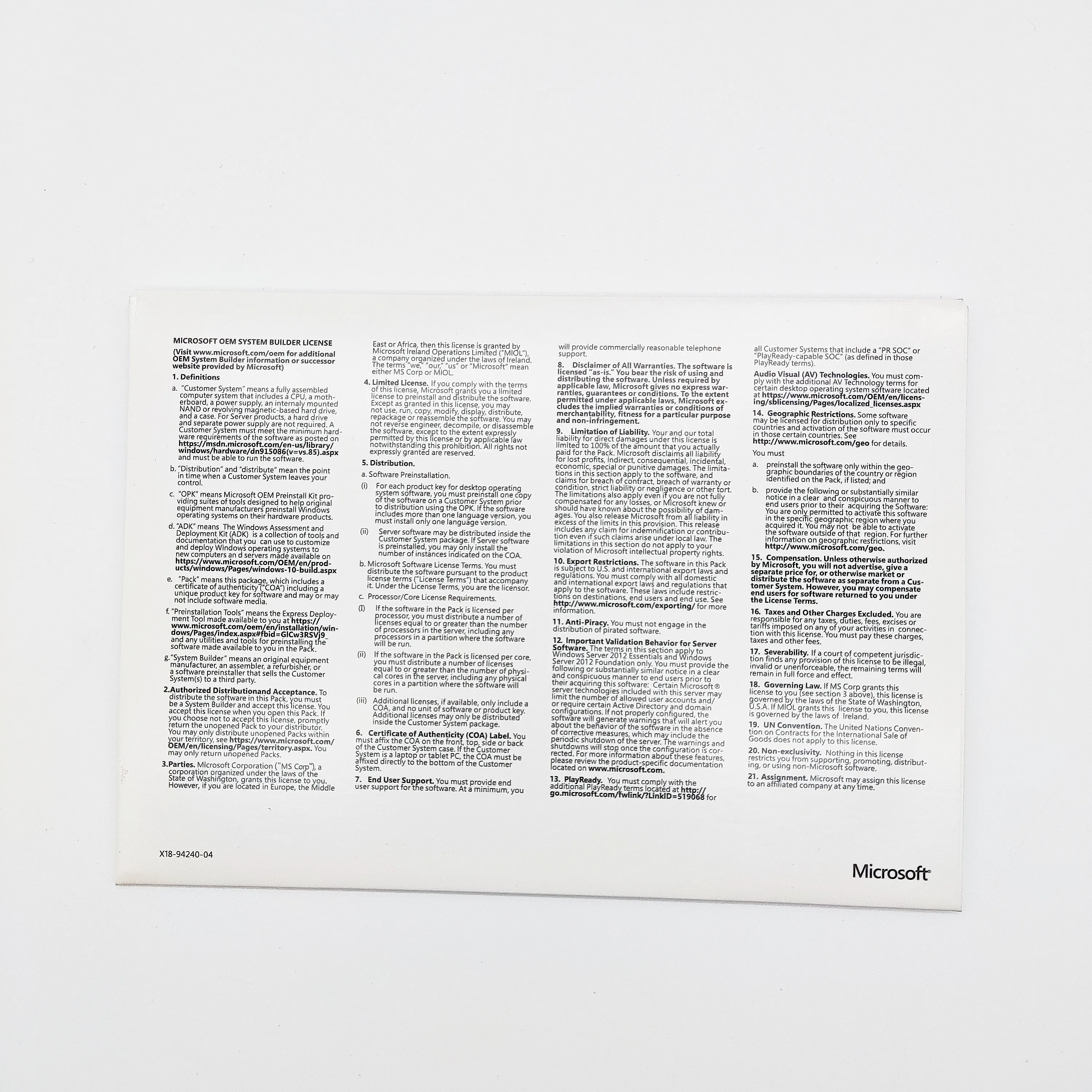 Операционная система Windows Server 2022 Standard CAL 16 Core пакета лицензий win server 2022 std