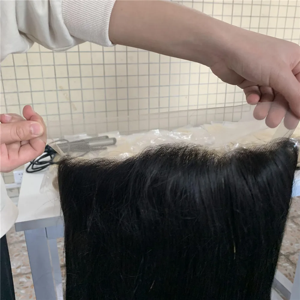 
Top Quality 10a 13X4 Hd Lace Frontals,100% Transparent Invisible Human Hair Frontal,100 % Remy Bundle Hair With Frontal Closure 