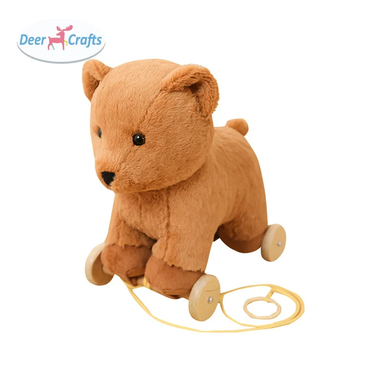 Bear design push/drag toys educational toys for kids children toddler baby DD16149
