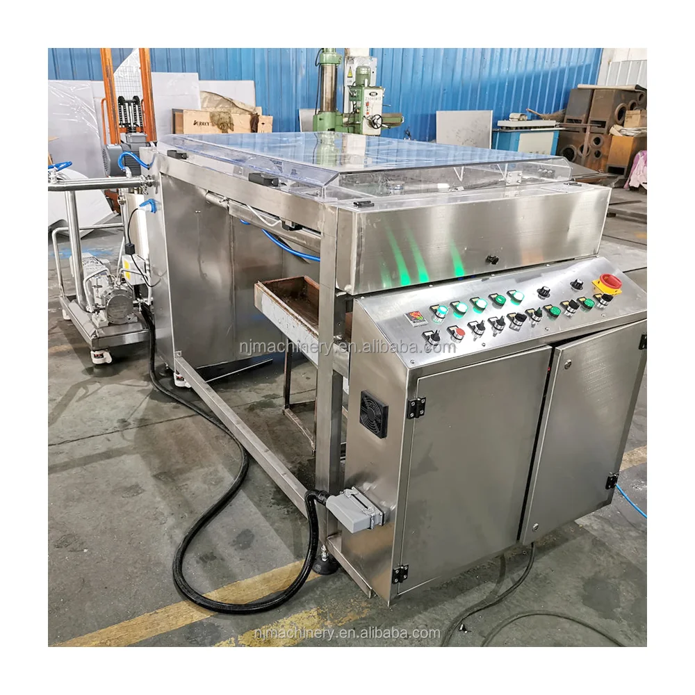 Full Automatic Model-1200 Pocky Sticks Finger Biscuit Chocolate Dipping And Coating Machine