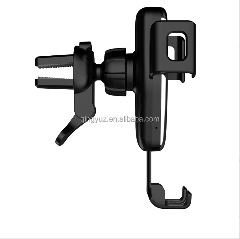 10W Qi Fast Car Air Vent Outlet Automatic Sensor Air Vent Mobile Smart Cell Phone Wireless Charging Charger Holder Mount