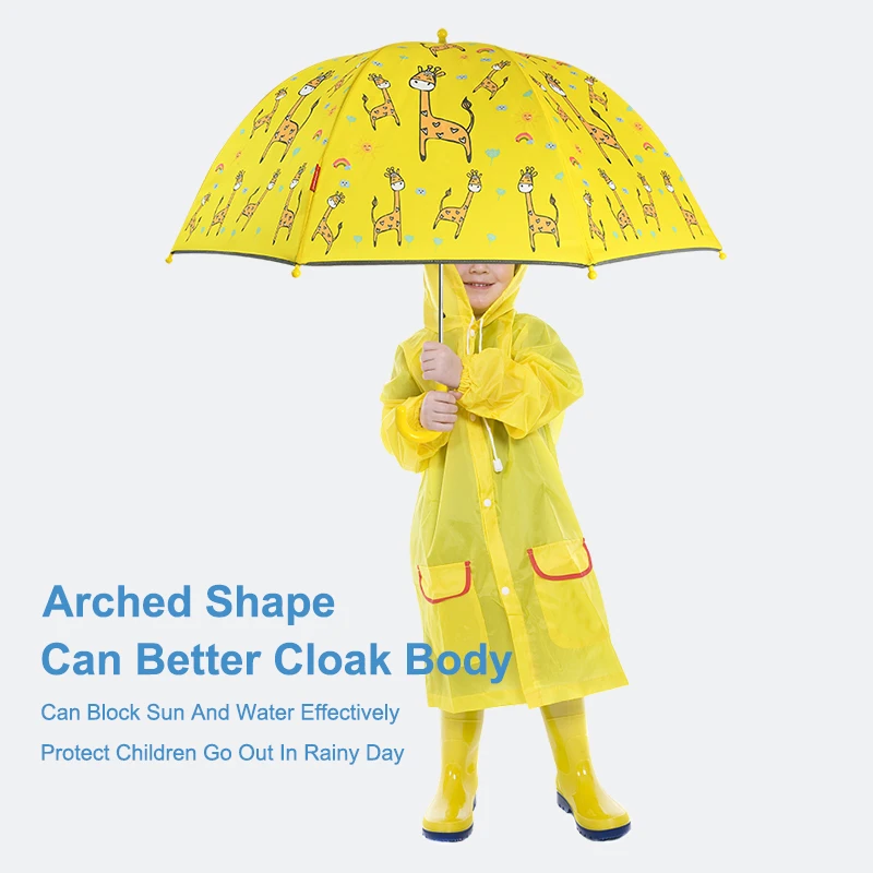 High quality guangdong personalized custom reflective strip children small umbrella for kids