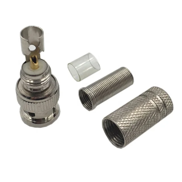 soldering  BNC connector with spring