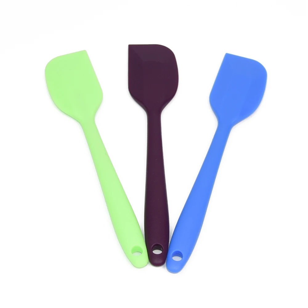 Wholesale Mini Spatula Heat Resistant Non-Stick Flexible Scrapers Silicone Cream Butter Cake Spatula