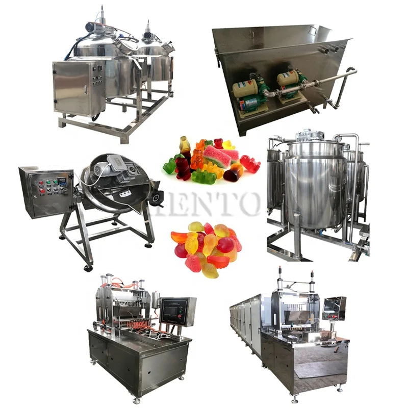 High Efficiency Soft Gelatin Candy Pouring Making Machine for Sale