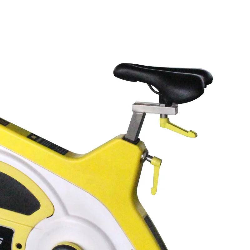 Bodybuilding aluminum alloy exercise bike with height adjustment