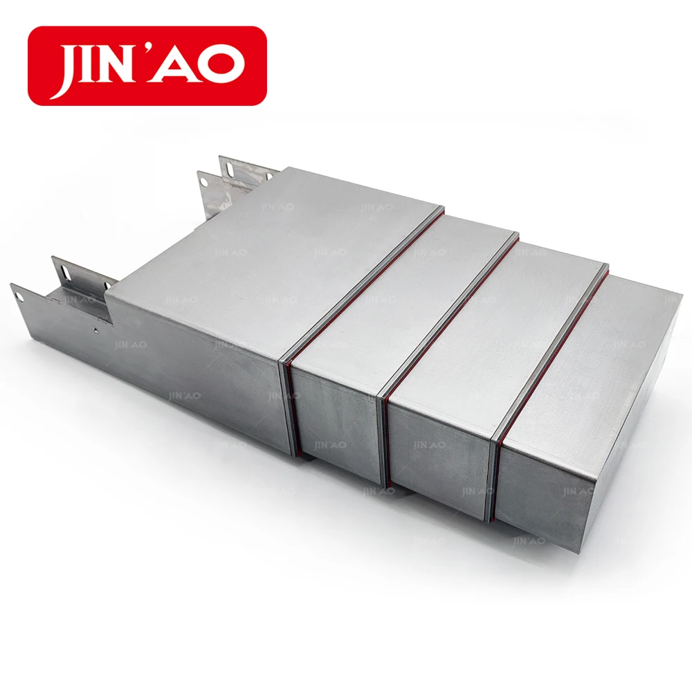 Linear rail protective high quality stainless steel telescopic cover cnc SUS201 steel shield