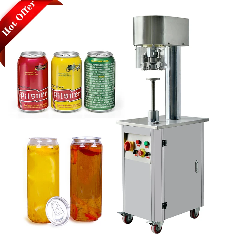 Консервирования закрытия закаточной машины semi автоматическая машина для содовой пиво поп может быть использована для герметизации машина