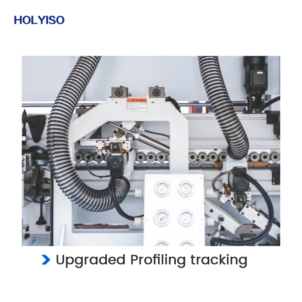 KIE-568JD cost efficiency fully laminate melamine pre-milling corner trimming automatic edge banding machine