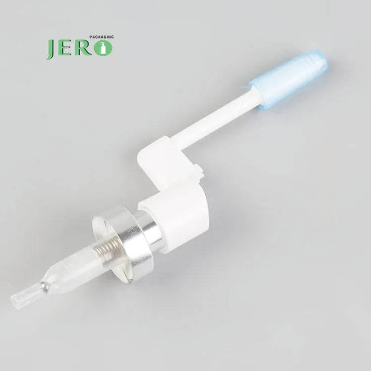 20mm sprayer for nose rotary spray nozzle nose oral 18mm long nasal spray pump with aluminum circle
