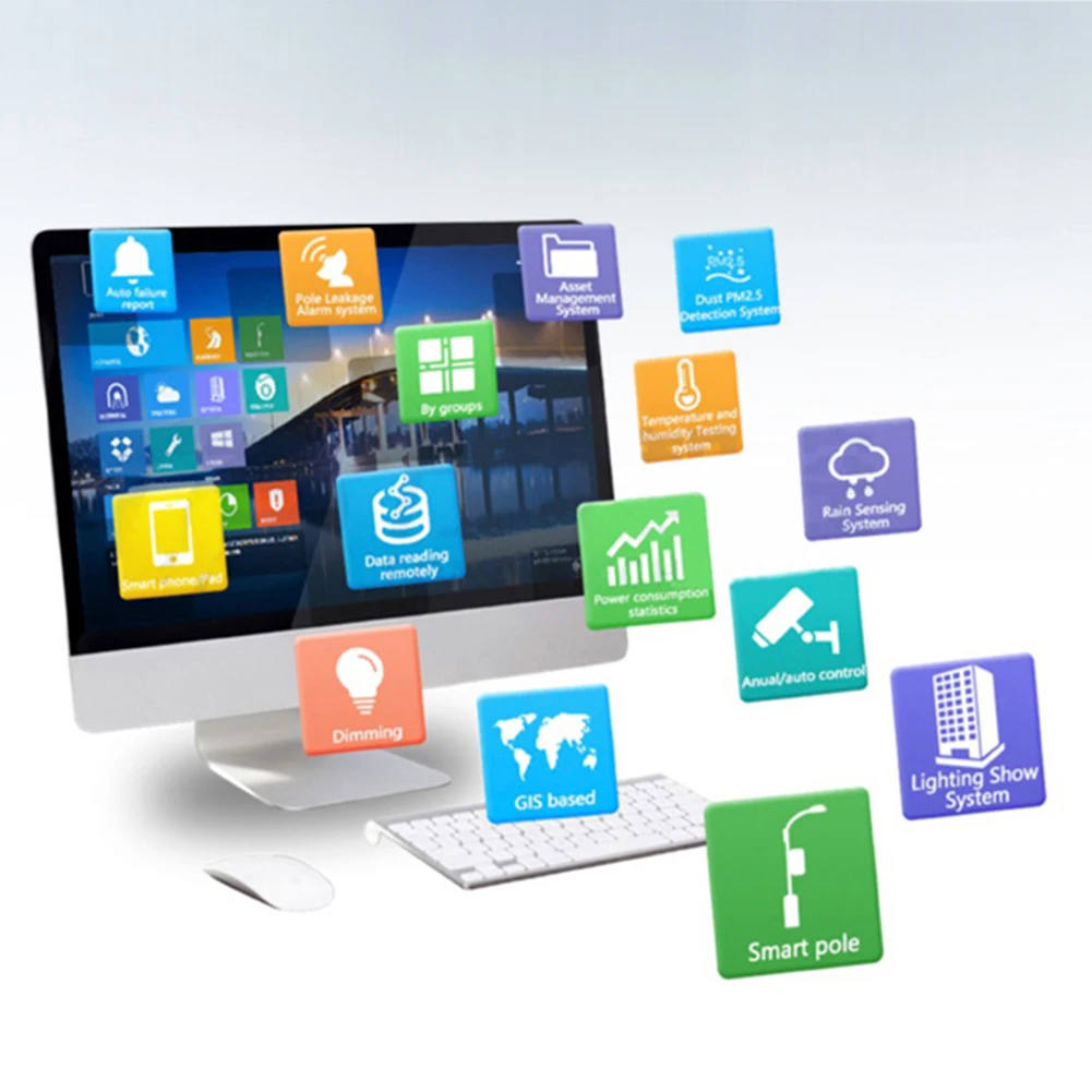 Smart Smd Led Screen Display Solar Road Street Wifi 3g 4g Wireless Outdoor Lamp Pole