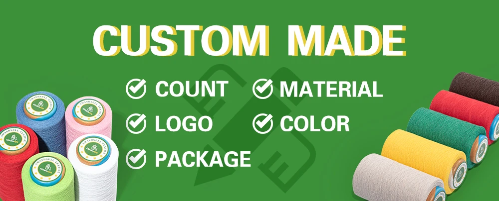 Smashsell Wholesale NE1/16 Recycled Blended Yarn Cotton Thread for Knitting With Cheap Prices